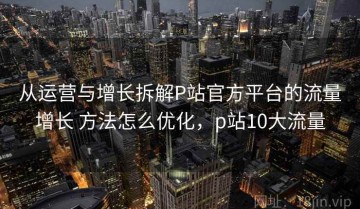 从运营与增长拆解P站官方平台的流量增长 方法怎么优化，p站10大流量
