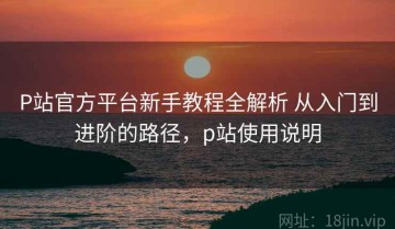 P站官方平台新手教程全解析 从入门到进阶的路径，p站使用说明