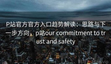 P站官方官方入口趋势解读：思路与下一步方向，p站our commitment to trust and safety