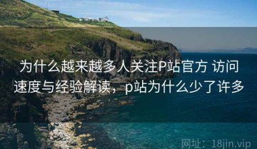 为什么越来越多人关注P站官方 访问速度与经验解读，p站为什么少了许多