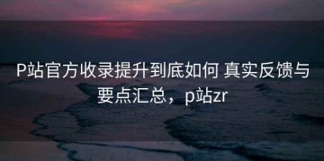 P站官方收录提升到底如何 真实反馈与要点汇总，p站zr