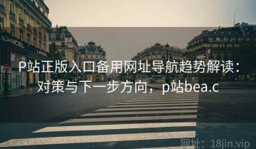 P站正版入口备用网址导航趋势解读：对策与下一步方向，p站bea.c