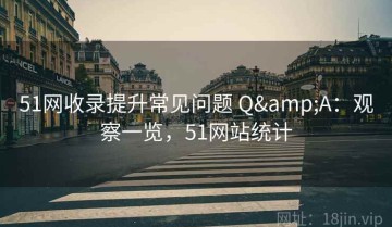 51网收录提升常见问题 Q&A：观察一览，51网站统计