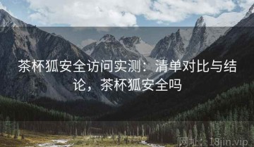 茶杯狐安全访问实测：清单对比与结论，茶杯狐安全吗
