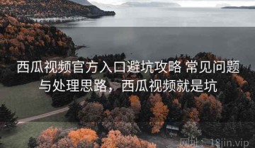 西瓜视频官方入口避坑攻略 常见问题与处理思路，西瓜视频就是坑