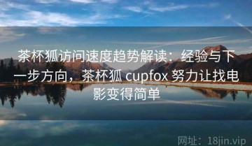 茶杯狐访问速度趋势解读：经验与下一步方向，茶杯狐 cupfox 努力让找电影变得简单