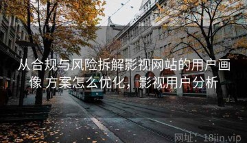 从合规与风险拆解影视网站的用户画像 方案怎么优化，影视用户分析