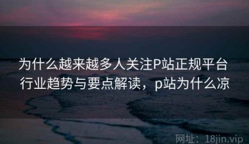 为什么越来越多人关注P站正规平台 行业趋势与要点解读，p站为什么凉