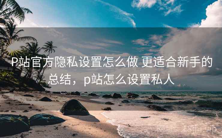 P站官方隐私设置怎么做 更适合新手的总结，p站怎么设置私人