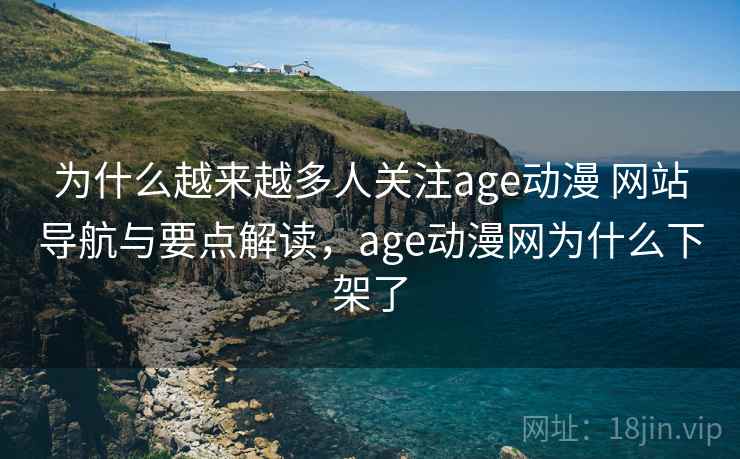 为什么越来越多人关注age动漫 网站导航与要点解读，age动漫网为什么下架了